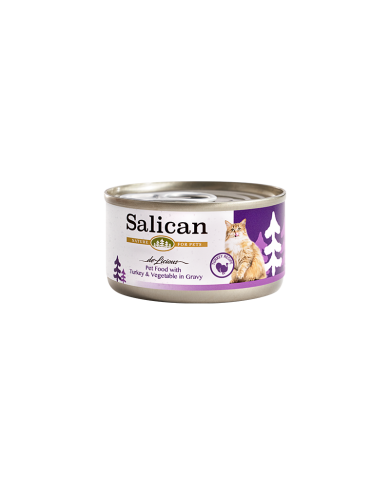 Salican 火雞 蔬菜(肉汁)貓罐頭