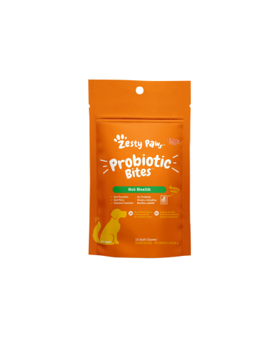 Zesty Paws Probiotic Bites 益生菌咀嚼軟粒 - 南瓜味(犬用)