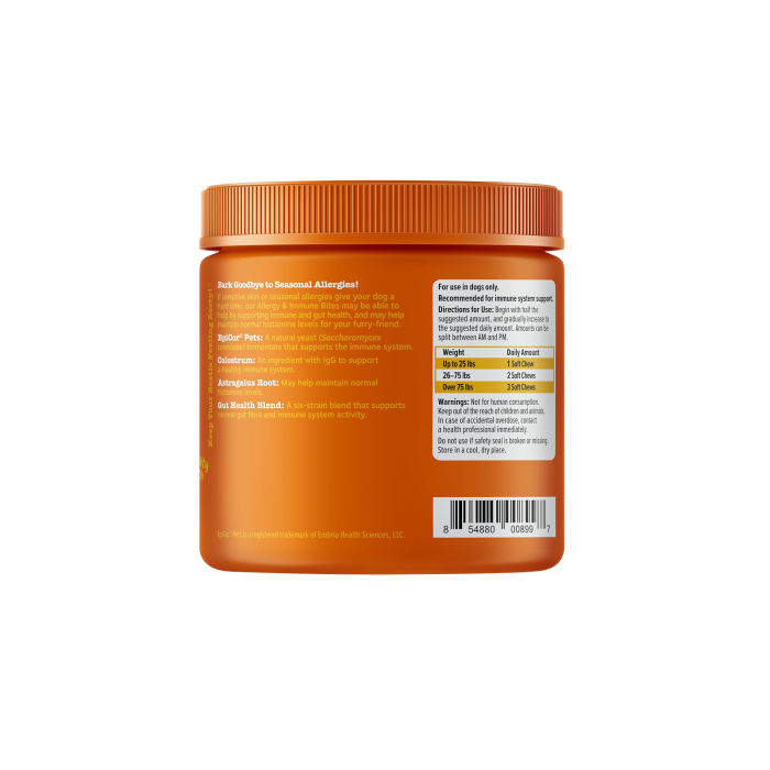 Zesty Paws Allergy & Immune Bites 抗敏免疫咀嚼軟粒 - 三文魚味(犬用) Zesty Paws Allergy & Immune Bites 抗敏免疫咀嚼軟粒 - 三文魚味(犬用)