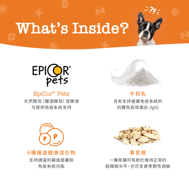 Zesty Paws Allergy & Immune Bites 抗敏免疫咀嚼軟粒 - 三文魚味(犬用) Zesty Paws Allergy & Immune Bites 抗敏免疫咀嚼軟粒 - 三文魚味(犬用)