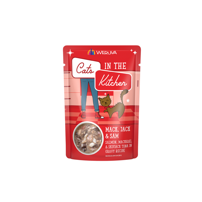 Weruva CITK - 野生三文魚 鯖魚及鰹魚(袋裝)