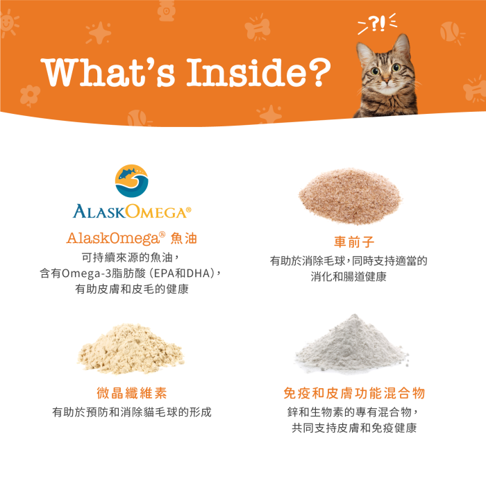 Zesty Paws Hairball Bites 毛球控制咀嚼軟粒 - 煙肉味(貓用) Zesty Paws Hairball Bites 毛球控制咀嚼軟粒 - 煙肉味(貓用)