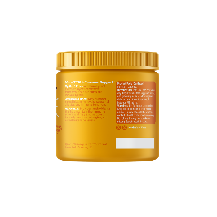 Zesty Paws Allergy&Immune Bites 抗敏免疫咀嚼軟粒 - 煙肉味(貓用)