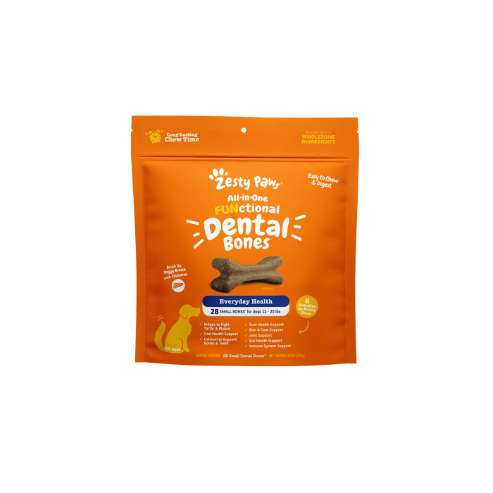 Zesty Paws All-in-one Functional Dental Bones 多功能小型犬潔齒骨 - 28 支
