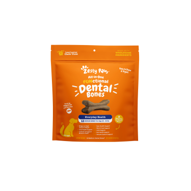 Zesty Paws All-in-one Functional Dental Bones 多功能中型犬潔齒骨 - 12 支 Zesty Paws All-in-one Functional Dental Bones 多功能中型犬潔齒骨 - 12 支
