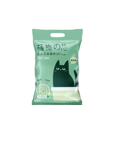 植物之芯 豆腐玉米貓砂(綠茶)