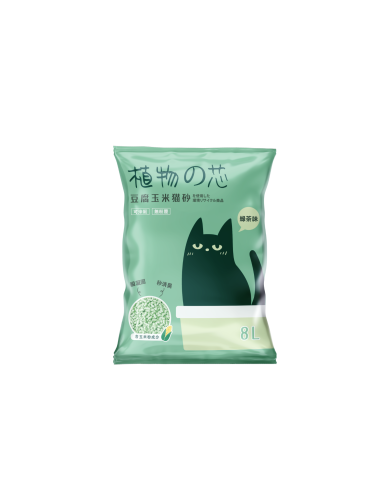 植物之芯 豆腐玉米貓砂(綠茶)