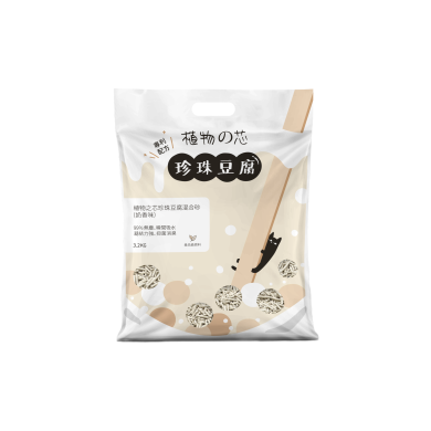 植物之芯 珍珠豆腐混合砂(奶香味) 植物之芯 珍珠豆腐混合砂(奶香味)