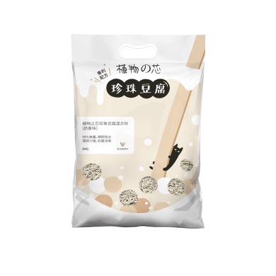 植物之芯 珍珠豆腐混合砂(奶香味) 植物之芯 珍珠豆腐混合砂(奶香味)
