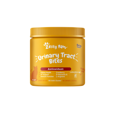 Zesty Paws Urinary Tract Bites 泌尿護理咀嚼軟粒 - 煙肉味(貓用) Zesty Paws Urinary Tract Bites 泌尿護理咀嚼軟粒 - 煙肉味(貓用)