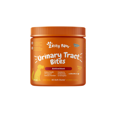 Zesty Paws Urinary Tract Bites 泌尿護理咀嚼軟粒 - 雞肉味(犬用)