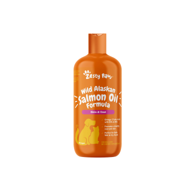 Zesty Paws Wild Alaskan Salmon Oil 野生阿拉斯加三文魚油(貓犬適用) - 16 安士 Zesty Paws Wild Alaskan Salmon Oil 野生阿拉斯加三文魚油(貓犬適用) - 16 安士