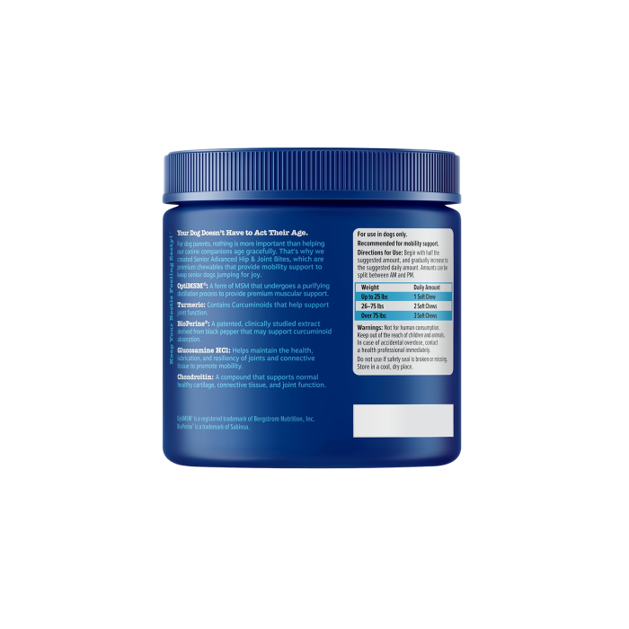 Zesty Paws Senior Advanced Hip & Joint Bites 年長配方關節護理咀嚼軟粒 - 雞肉味(高齡犬用) Zesty Paws Senior Advanced Hip & Joint Bites 年長配方關節護理咀嚼軟粒 - 雞肉味(高齡犬用)