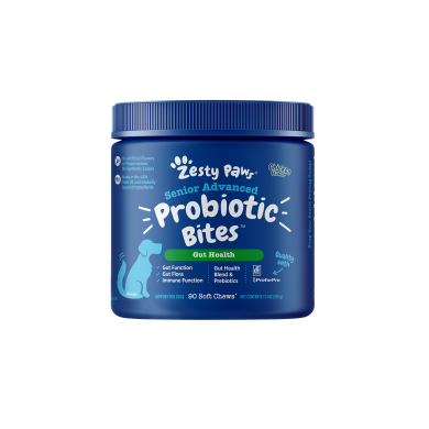Zesty Paws Senior Advanced Probiotic Bites 年長配方益生菌咀嚼軟粒 - 雞肉味(高齡犬用) Zesty Paws Senior Advanced Probiotic Bites 年長配方益生菌咀嚼軟粒 - 雞肉味(高齡犬用)