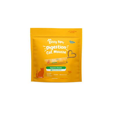 Zesty Paws Digestion Cat Mousse 健康消化慕絲條 - 雞肉味(貓用) Zesty Paws Digestion Cat Mousse 健康消化慕絲條 - 雞肉味(貓用)