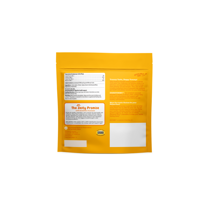 Zesty Paws Digestion Cat Mousse 健康消化慕絲條 - 雞肉味(貓用) Zesty Paws Digestion Cat Mousse 健康消化慕絲條 - 雞肉味(貓用)