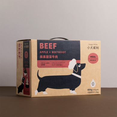 小犬威利 - MEAL 均衡主食系列 - 無穀蘋果甜菜牛肉熟食凍乾 - 800 克 小犬威利 - MEAL 均衡主食系列 - 無穀蘋果甜菜牛肉熟食凍乾 - 800 克
