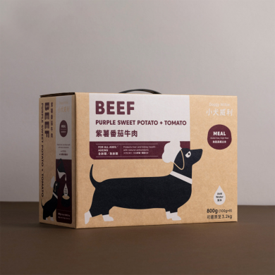 小犬威利 - MEAL 均衡主食系列 - 無麩紫薯蕃茄牛肉熟食凍乾 - 800 克 小犬威利 - MEAL 均衡主食系列 - 無麩紫薯蕃茄牛肉熟食凍乾 - 800 克