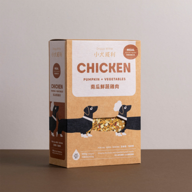 小犬威利 - MEAL 均衡主食系列 - 無麩南瓜鮮蔬雞肉熟食凍乾 - 200 克 小犬威利 - MEAL 均衡主食系列 - 無麩南瓜鮮蔬雞肉熟食凍乾 - 200 克