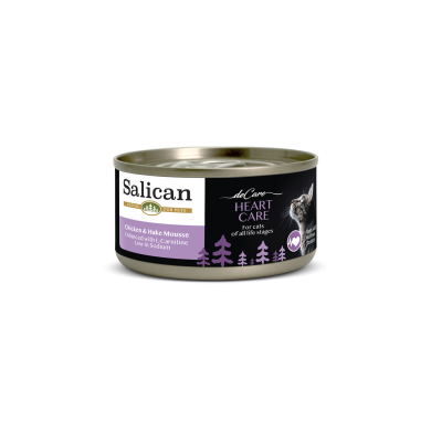 Salican 雞肉鱈魚慕斯(心臟護理)貓罐頭 Salican 雞肉鱈魚慕斯(心臟護理)貓罐頭