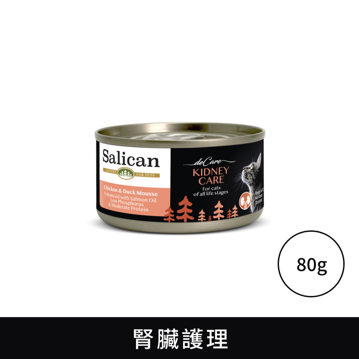 Salican 雞肉鴨肉慕斯(腎臟護理)貓罐頭