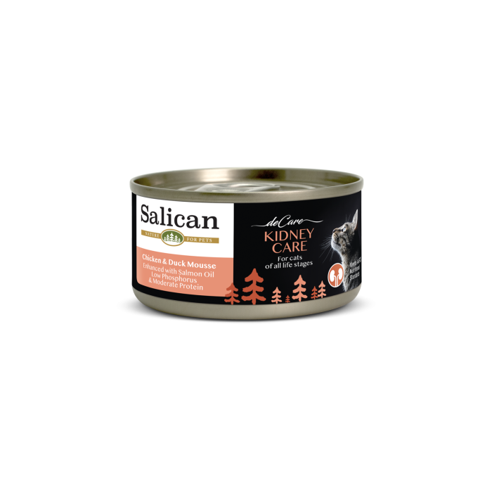 Salican 雞肉鴨肉慕斯(腎臟護理)貓罐頭