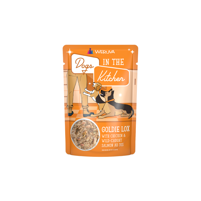 WeRuVa狗狗廚房系列 - 雞湯 雞肉及野生三文魚(袋裝)