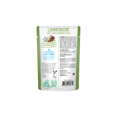 WeRuVa狗狗廚房系列 - 羊肉及南瓜(袋裝)