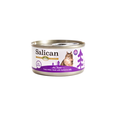 Salican 白肉吞拿魚 蟹柳(啫喱)貓罐頭 Salican 白肉吞拿魚 蟹柳(啫喱)貓罐頭
