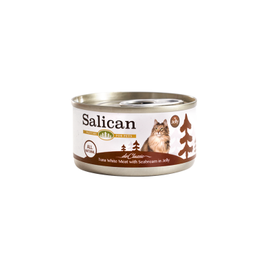 Salican 白肉吞拿魚 鯛魚(啫喱)貓罐頭 Salican 白肉吞拿魚 鯛魚(啫喱)貓罐頭