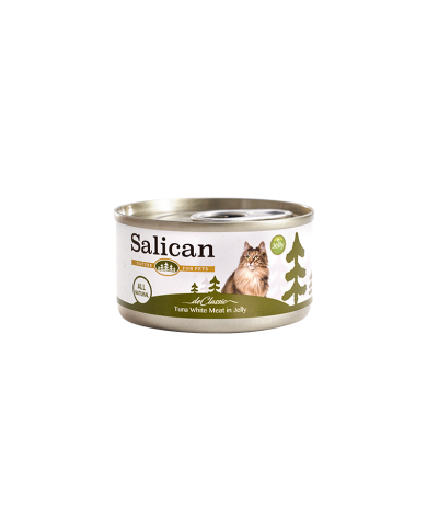 Salican 純白肉吞拿魚(啫喱)貓罐頭