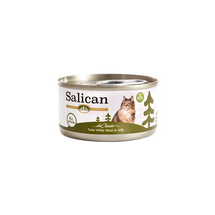 Salican 純白肉吞拿魚(啫喱)貓罐頭