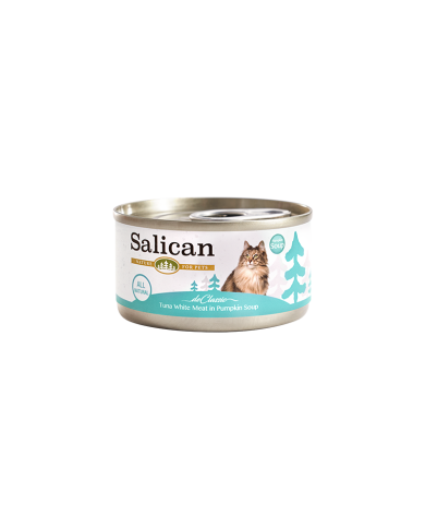 Salican 純白肉吞拿魚(南瓜湯)貓罐頭