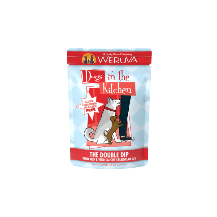 WeRuVa狗狗廚房系列 - 牛肉及野生三文魚(袋裝)